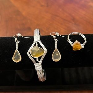 💍 AMBER SET- DOMINICAN ARTISAN MADE
